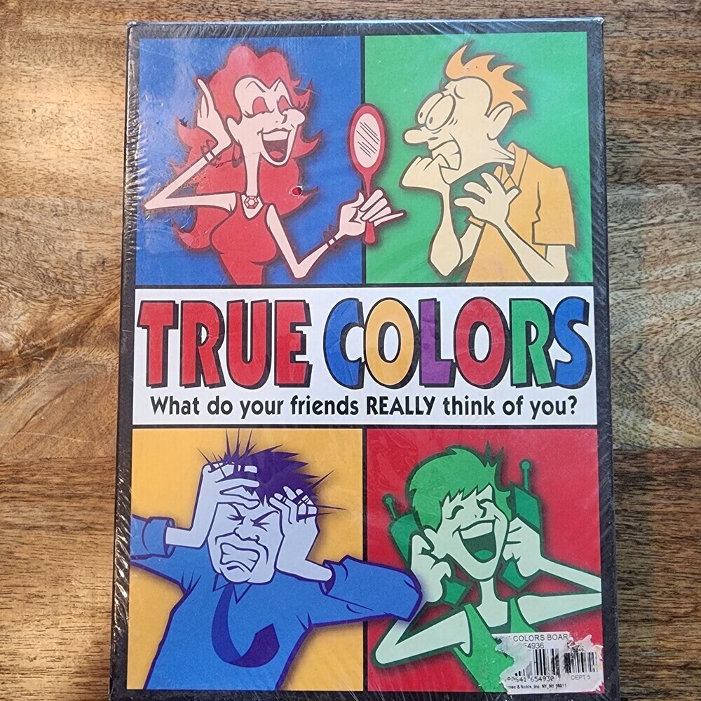Pressman True Colors Party Board Game 2005 Adult 3-6 Players New Sealed Box